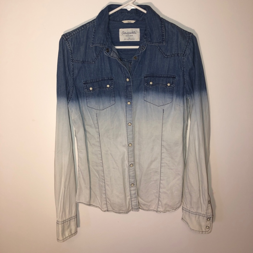 Acid wash jean jacket